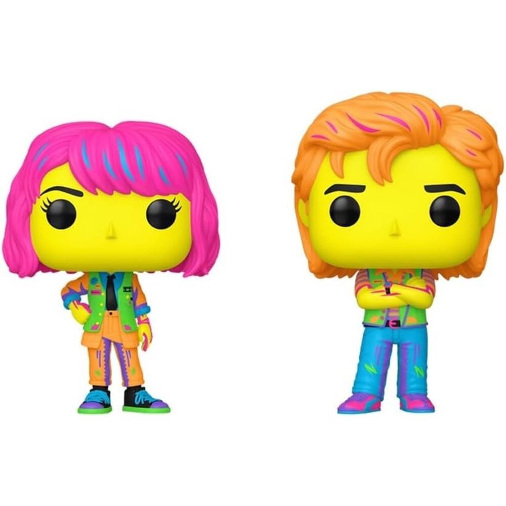 Pop Funko #2Pack Stranger Things Blacklight Robin And Steve Target Con Exclusive